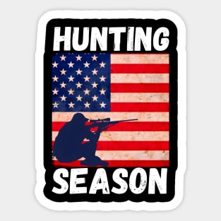Hunting season Sticker